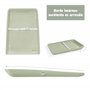 Matelas a langer bebe - matelas en silicone pour table a langer bebe - 50x70 - tapis a langer en couleur vert avec harnais de sé