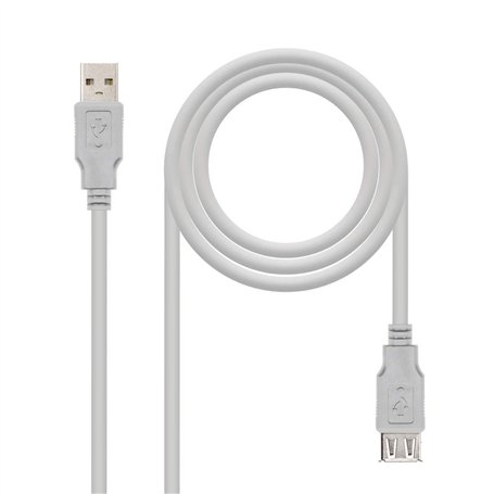 Nanocable 10.01.0202 - Câble rallonge USB 2.0