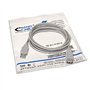 Nanocable 10.01.0202 - Câble rallonge USB 2.0, mâle-femelle, Beige, 1mts