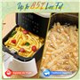 Aigostar White Cube, Friteuse sans Huile 7L Avec Wifi, Air Fryer XXL 7 en 1, 1900W Friteuse à Air Chaud, Ecran tactile LED, Préc