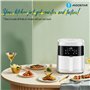 Aigostar White Cube, Friteuse sans Huile 7L Avec Wifi, Air Fryer XXL 7 en 1, 1900W Friteuse à Air Chaud, Ecran tactile LED, Préc