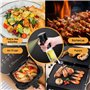 Aigostar 2 pièces de pulvérisateur d'huile en verre, 200 ml pulvérisateur d'huile de cuisine, avec 2 accessoires de pinceau en s
