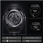 100m Sous-marin Scaphandre Autonome Unisexe Montre Plongeur Résistant à l'eau avec Chronomètre et Fonctions d'alarme, Mouvements