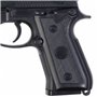 Saigo Defense Pistolet à Billes Airsoft S92 SG00056-Modèle à Ressort-rechargement Manuel/Coup par Coup-Couleur : Noir-matière:Pl