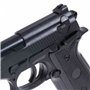 Saigo Defense Pistolet à Billes Airsoft S92 SG00056-Modèle à Ressort-rechargement Manuel/Coup par Coup-Couleur : Noir-matière:Pl