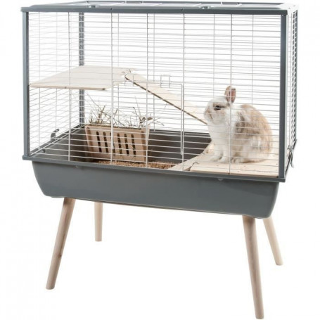 ZOLUX Cage surélevée Neo Muki - L77.5xP47.5xH87 cm - Gris - Pour rongeurs 189,99 €