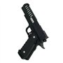 Saigo Defense Pistolet à Billes Airsoft 1911 SG00060-Modèle à Ressort-rechargement Manuel/Coup par Coup-Couleur : Noir-matière:P