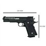 Saigo Defense Pistolet à Billes Airsoft 1911 SG00060-Modèle à Ressort-rechargement Manuel/Coup par Coup-Couleur : Noir-matière:P