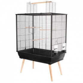 ZOLUX Cage surélevée Néo Jili pour oiseaux - L 78 x P 47.5 x H 112 cm - Noir 289,99 €