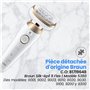 Anakel Home Tête d'épilateur Flex 81719648 Compatible avec Braun Silkepil 9 Flex Type 5380 | Tête Flexible, Technologie Micro-Gr