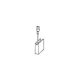 Balais de charbon 1367 pour outils électroportatifs Milwaukee - 5x10x16 mm - Réf. org. 4.931.381.391 & 4931 3813 91 - Avec arrêt