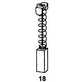 Balais de charbon 0706 pour outils électroportatifs Ryobi - 5