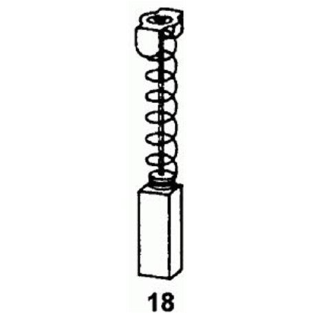 Balais de charbon 0706 pour outils électroportatifs Ryobi - 5
