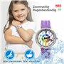 Kiddus Montre Bracelet Éducative pour Enfants, Fille, garçon. Time Teacher Analogique avec Exercices. Facile d’Apprendre à Lire 