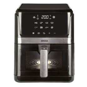 JOCCA Friteuse à air chaud 7 l | Friteuse sans huile grande capacité | Air Fryer 7 litres | Minuteur | Température réglable | Éc