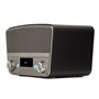 Aiwa BSTU-750BK Enceinte compacte Style Vintage (Actif, stéréo, 50 W RMS, Bluetooth, entrée Optique, USB, HDMI-Arc, RCA, FM et e