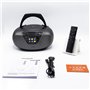 Aiwa BBTU-500DAB/BK Radio CD Portable Dab+ avec écran Couleur 2.4" Bluetooth 5.0, USB, CD/CDR/RW/MP3, Dab+. Couleur : Noir