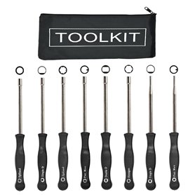 Hippotech Kit d'outils de réglage du carburateur pour Moteur de carburateur 2 Temps commun - Ensemble d'outils de réglage du car