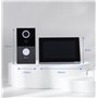 NIVIAN Interphone vidéo Intelligent WiFi Full HD pour extérieur avec écran Tactile, Connexion à 2 Fils, contrôle Vocal Alexa/Goo