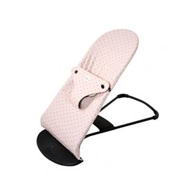 Fundas BCN® F185 Housse pour transat BabyBjörn ® Balance Soft et Bliss Convient à tous les modèles Différents motifs Pêche (Litt
