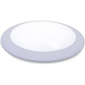 BarcelonaLED Fumagalli Applique extérieure et intérieure Plafonnier IP66 étanche au plafond ou au mur rond Ø275 mm Gris résine a