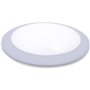 BarcelonaLED Fumagalli Applique extérieure et intérieure Plafonnier IP66 étanche au plafond ou au mur rond Ø275 mm Gris résine a