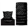ShopINess Cache-Cou/Foulard Multifonctions - Etoiles Gris