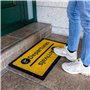 fisura. - Tapis intérieur en Noix de Coco. Paillasson antidérapant en PVC. Paillasson Original Peint à la Main. Taille : 70 cm x
