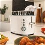 Cecotec Grille-pain vertical Toast&Taste Double W, 650 W, Double fente large pour 2 tartines, Facile à nettoyer, Arrêt et Popup 