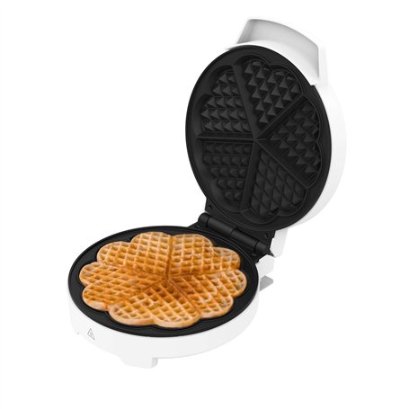 Cecotec Gaufriers Fun Gofrestone Round. Gaufrier avec finitions en acier inoxydable et 1000 W de puissance
