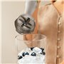 Cecotec Katana TotalDestroy 1500XL DK Hand Blender, 1500 W, 21 vitesses et Turbo, 4 lames en titane noir, capot anti-éclaboussur