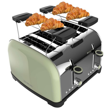 Cecotec Grille-pain vertical Toastin' time 1700 Double Green