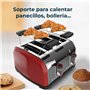 Cecotec Grille-pain vertical Toastin' time 1700 Double Red, 1700 W, Double fente courte et large de 3,8 cm, Varillas Supérieures