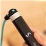 Cecotec Cordes á sauter Drumfit SmartComba 3000 Connected, réglable 2 en 1, rotation rapide à 360°, 2 cordes de 30 cm, se connec