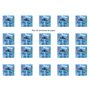 5072 - Lot de 20 serviettes en papier idéales pour les fêtes et les anniversaires sous licence Stitch - Dimension