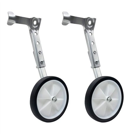 Mediawave Store - Paire de Roulettes Stabilisateurs pour Entraînement Vélo Taille 16" à 24" Pouces