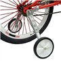 Mediawave Store - Paire de Roulettes Stabilisateurs pour Entraînement Vélo Taille 16" à 24" Pouces, Roues Universelles, Vélos av