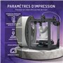 WINKLE Filament PLA HD Texturé 1.75mm Marbre pour Impression 3D, Bobine de 1kg, Filament Imprimante 3D, Matériaux d'impression 3