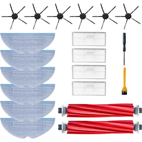 Recamania Accessoires Kit de rechange adaptable pour Roborock S7 S7+ S7 Plus S7 MaxV Plus Ultra T7 T7S T7 Plus Aspirateur