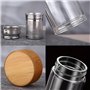 Recamania Bouteille isotherme avec filtre pour thé et infusions 500 ml en verre double - Convient pour l'eau