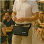 Sacoche Serveur Monnayeur Pièces Euro – Portefeuille Serveur e Taxi - Porte Monnaie Trieur de Pièces 8 Compartiments - 4 Compart