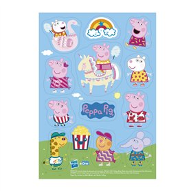 Dekora - Décoration Coméstible pour Gâteaux d'Anniversaire pour Enfants de Silhouette Découpée de Peppa Pig