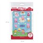 Dekora - Décoration Coméstible pour Gâteaux d'Anniversaire pour Enfants de Silhouette Découpée de Peppa Pig
