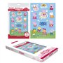 Dekora - Décoration Coméstible pour Gâteaux d'Anniversaire pour Enfants de Silhouette Découpée de Peppa Pig