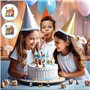 Dekora - Kit de décoration de gâteau Mickey Mouse et ses amis en PVC - 3,5 cm