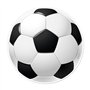 dekora - Décoration pour Gâteau d'Anniversaire d'Enfants - Disque Comestible Sans Sucre Ballon de Football | Diamètre 15