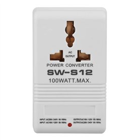 Wakects Adaptateur de Voyage Convertisseur de Tension 100W 110V/120V vers 220V/240V Transformateur élévateur et Abaisseur