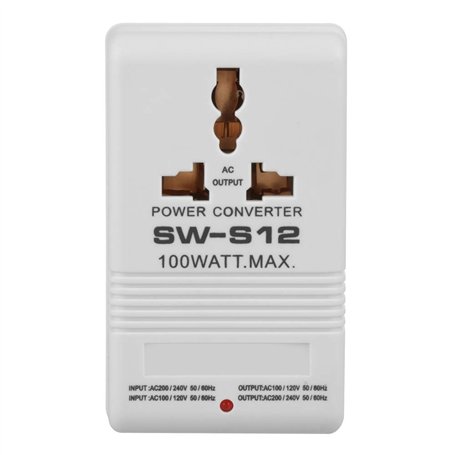 Wakects Adaptateur de Voyage Convertisseur de Tension 100W 110V/120V vers 220V/240V Transformateur élévateur et Abaisseur