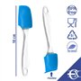 Maryse de Cuisine | Maryse à Pâtisserie | Spatule de Cuisine en Couleur Bleu | Spatule à Pâtisserie en Silicone | Maryse à Gâtea