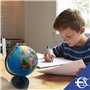 EUROXANTY Globe terrestre Globe Carte du monde Carte en espagnol Rotation Étudier la géographie Décoration de bureau Diamètre 18